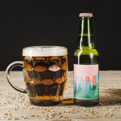 Création étiquette bière Zipa